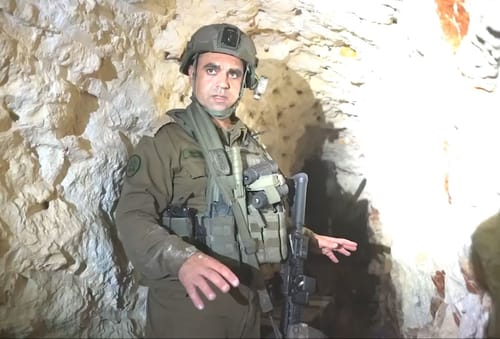 חצי קילומטר מישראל: מנהרת ענק של חיזבאללה. צפו