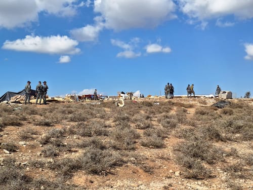 פינוי גבעת צור הראל: חייל נפצע בינוני בעימות עם מתיישבים