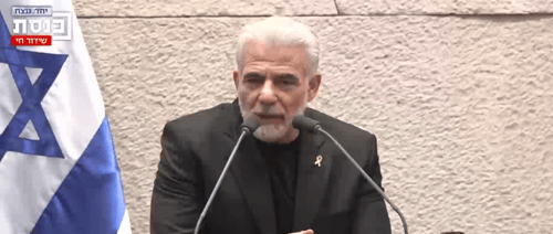 לפיד: "אם ישראל לא תצא למהלך מדיני החמאס יחזור לשלוט בעזה"