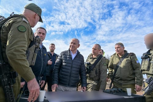 נתניהו בגבול סוריה: "יום היסטורי בתולדות המזרח התיכון"
