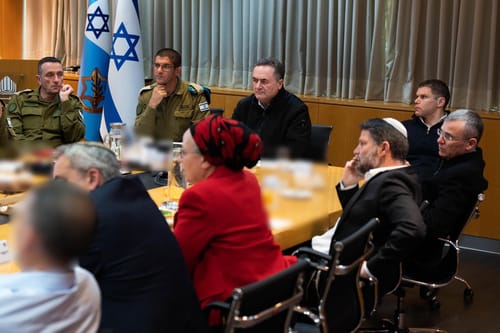 ללא בן גביר: כ"ץ כינס דיון מיוחד על השמדת השלטון האזרחי בעזה