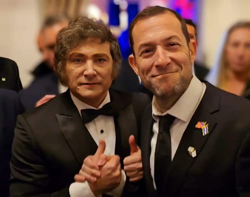 יוסי דגן נפגש עם נשיא ארגנטינה וברך אותו בברכת כהנים