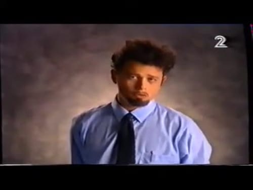 ביבי הוא חלוץ מליגה א': רמי הויברגר בתעמולת בחירות 1996