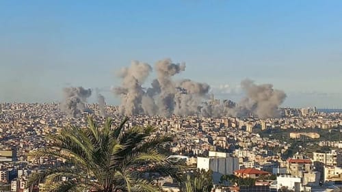קצב בלתי נתפס: חיל האוויר כותש את הדאחייה; צפו בתיעוד