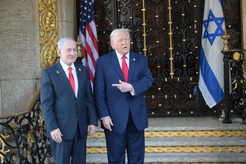 טראמפ ונתניהו בהצהרה משותפת: "חמאס יתפרק או שיהיה להם רע"