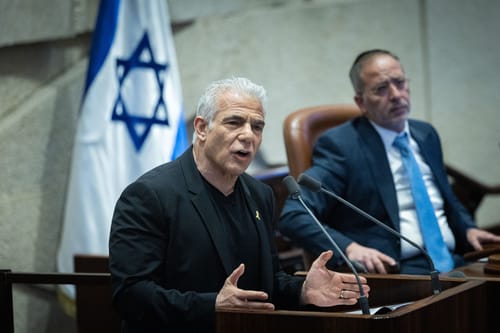 לפיד: אם זה יקרה - נחרים את הכנסת