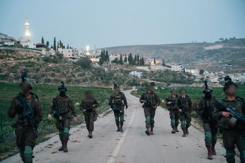 במבצע לילי בבנימין: שלושה מחבלים נעצרו ועשרות נחקרו