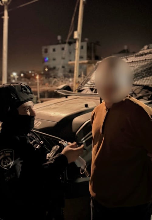 הסיתו בטלגרם ונעצרו בכפר בגוש עציון | תיעוד המעצר מרחפן