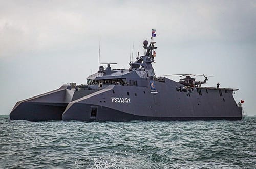 ארה"ב חושפת בתיעוד: הוטבעה ספינת הדגל של הצי האיראני