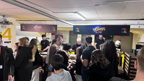 המירוץ למורל: כוכבי ה"מירוץ למיליון" הקימו עגלת קפה במקלט