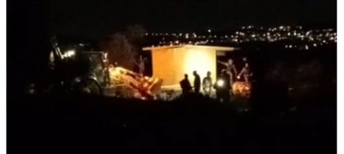 בלילה הקר: כוחות מג"ב פינו בית במאחז בשומרון