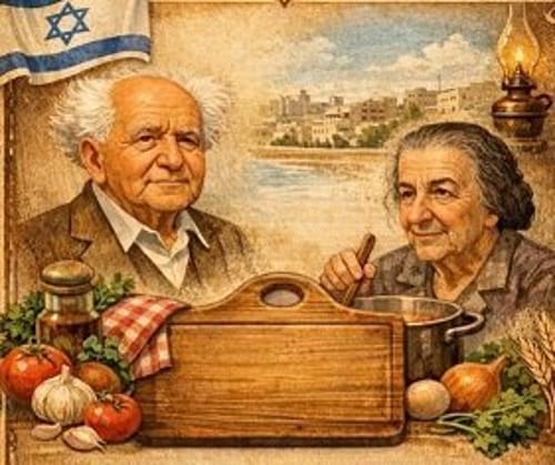 ארוחת הבוקר של בן גוריון: מתכון לקוץ' מוץ'