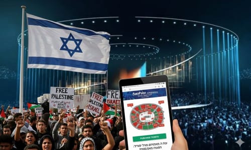 החרם הבלגי: ארגונים בבלגיה מארגנים אירוויזיון פרו פלסטיני