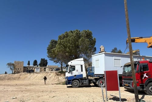 אחרי 20 שנה: קראוונים ראשונים הוצבו בשא-נור
