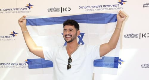 נועם בתן בנתב"ג אחרי ההישג באירוויזיון: "מודה לאלוהים"