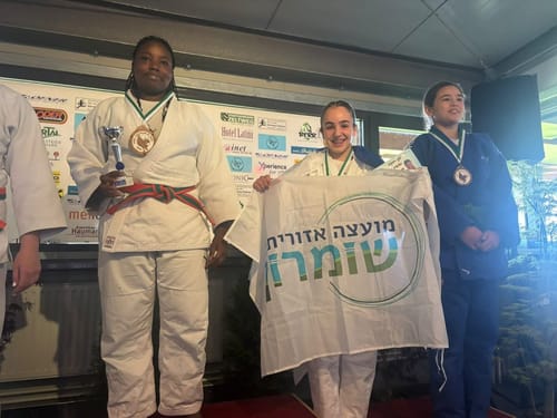 בת 11 מהשומרון הקדישה את המדליה בג'ודו לקצין שנפל