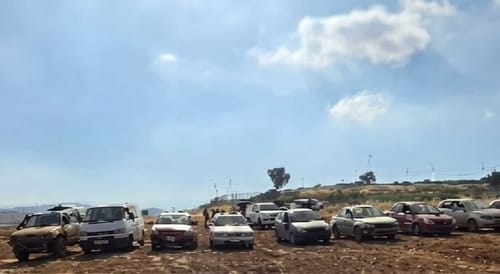 מאבק בבנייה בלתי חוקית: מעל 40 כלי רכב פלסטיניים הוחרמו