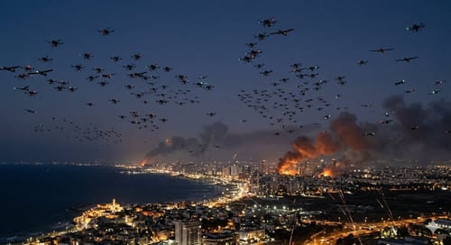 תרחיש בלהות: מתקפה של מאות רחפנים על ישראל