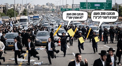 הנקודה האדומה: למה בן גביר מכניס את השוטרים להלם?