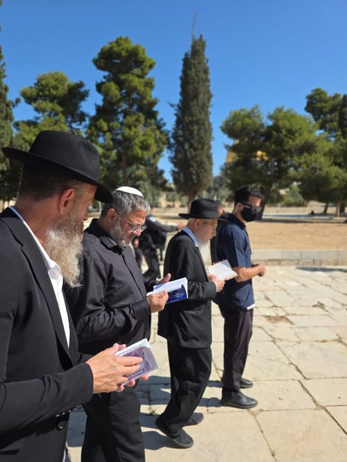 בן גביר עלה להר הבית: "מציינים את החורבן - אבל רואים התקדמות"