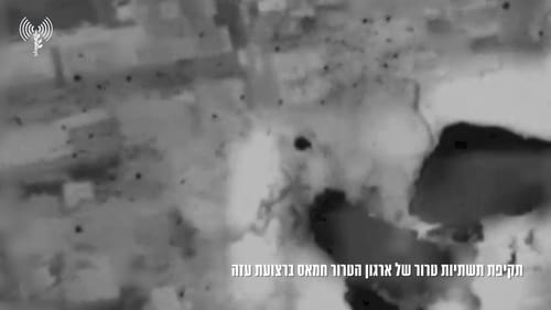 צפו בתיעוד: צה"ל השמיד מחסני נשק של חמאס בעזה