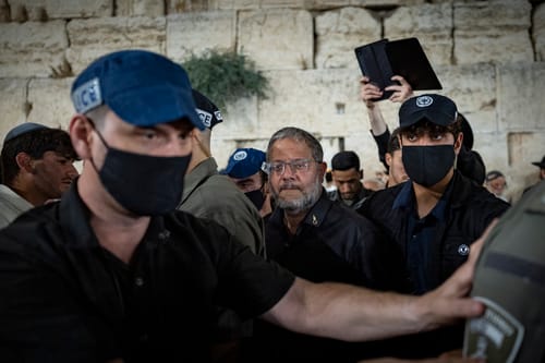 רחפן נפל ליד ביתו של השר איתמר בן גביר