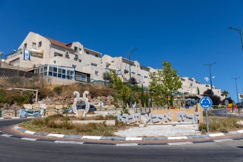שריפה מאיימת על קו הבתים בקרית ארבע