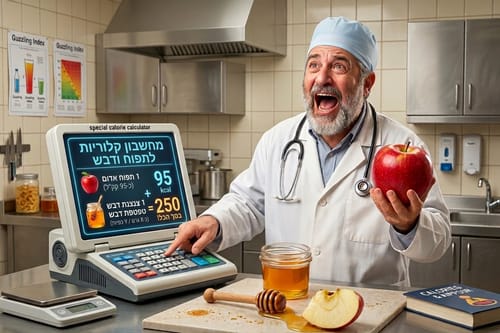 מחשבים מראש: כמה קלוריות יש במאכלי ראש השנה?
