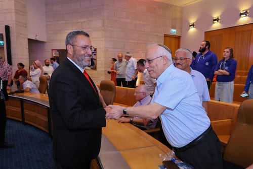 ראש העיר ירושלים, משה ליאון, פתח את השנה החדשה עם ראשי הקהילות והגבאים מהציונות הדתית