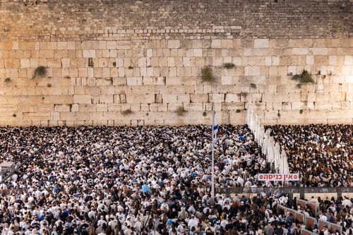 שעה של הליכה, בלי כיסאות ובעיות סאונד: מחדל הסליחות בכותל
