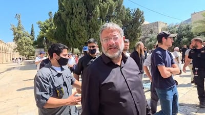 בן גביר עלה להר הבית: "מציינים את החורבן - אבל רואים התקדמות"