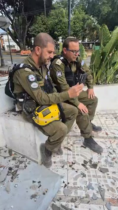 שיחה מרגשת בין מפקד משלחת צה"ל ושר ההגנה של קולומביה