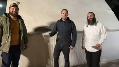 קבר אלעזר הכהן שופץ - יוסי דגן: "האור ינצח את החושך!"