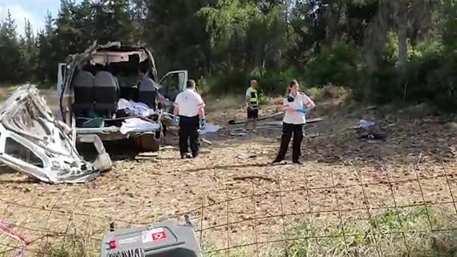 זירת התאונה