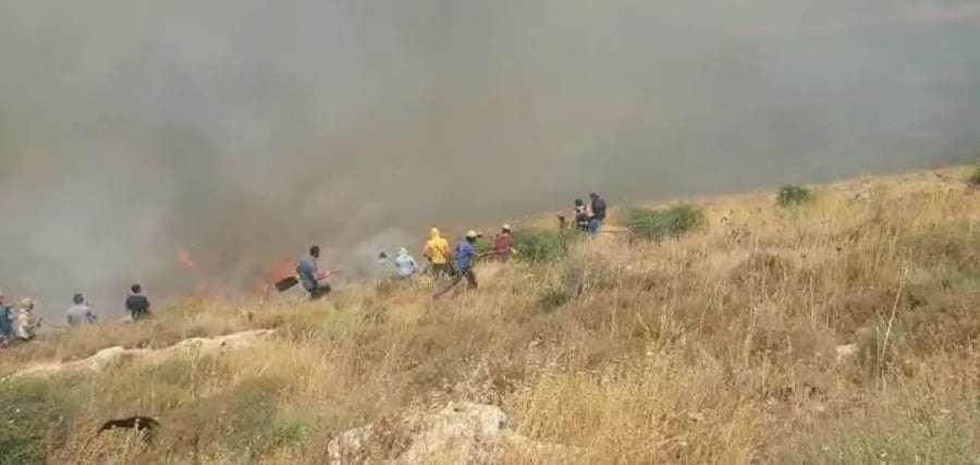 שריפה אלון מורה 3