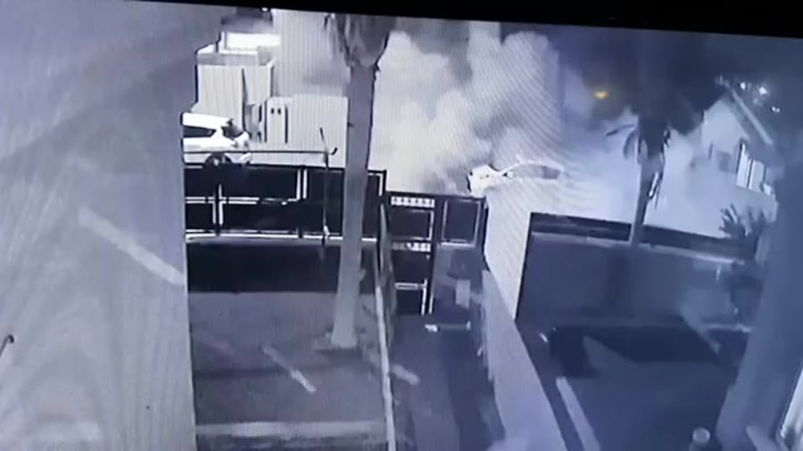 תיעוד רקטה שדרות 1