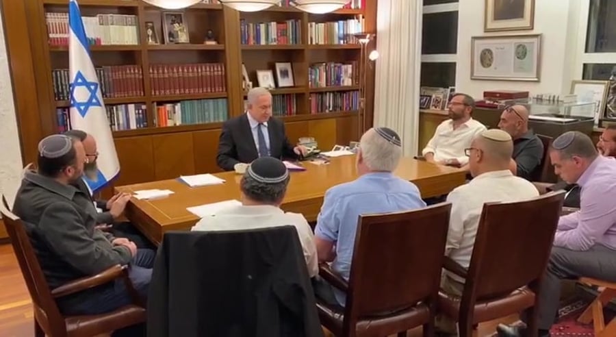 נתניהו מפגש ראשי יוש