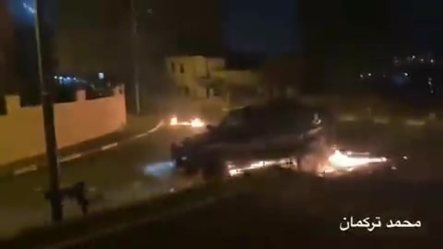 ידויי אבנים אל בירה צילום מוחמד טורקמן
