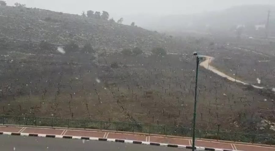 שלג קריית ארבע