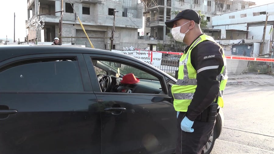 פריסת מחסומים בני ברק 03.04.2020