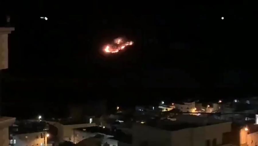 תקיפה סוריה צילום דנה ספדי