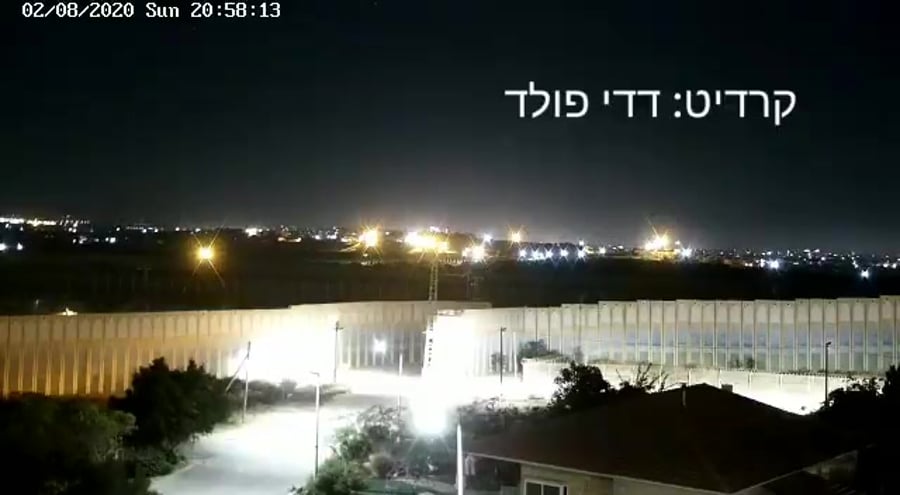 מערכת כיפת ברזל יירטה רקטה אחת שנורתה צילום דדי פולד 3.8