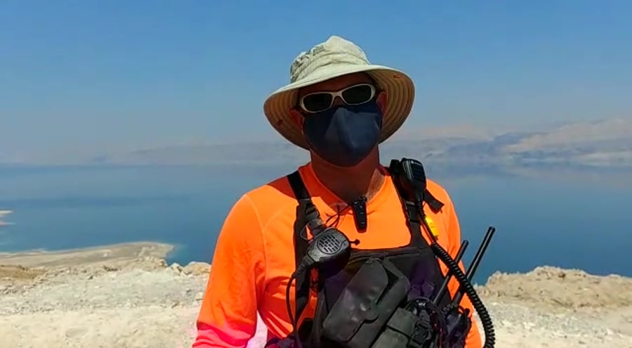 דוברות המשטרה חילוץ מטייל נחל חצצון (1)