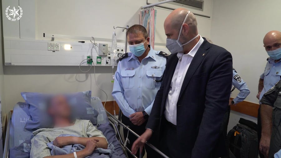 ביקור לוחם מג"ב בבית החולים הדסה הר הצופים 18.08.2020