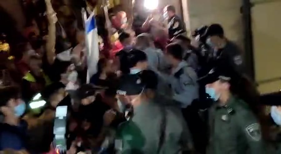 התפרעות בלפור חיים גולדברג (2)