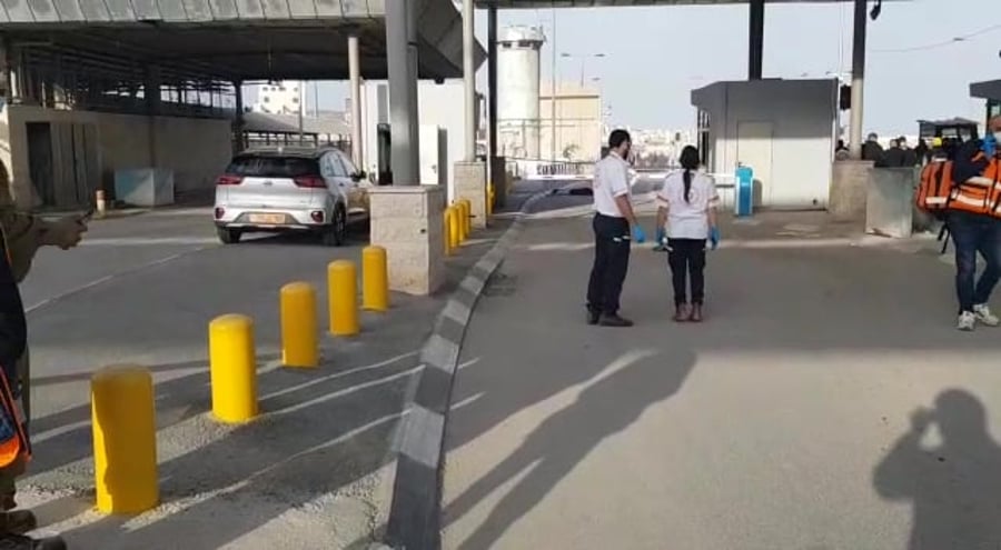 צילום דוברות איחוד הצלה מחסום קלנדיה