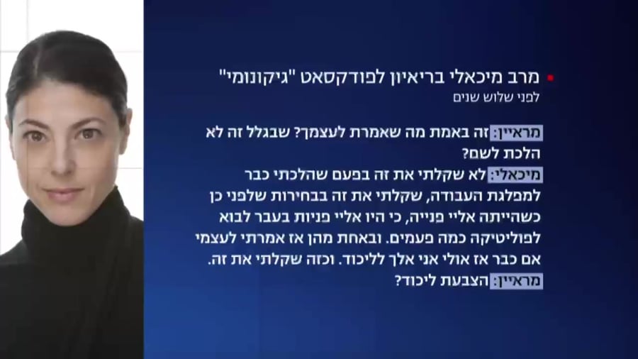 מרב מיכאלי ליכוד