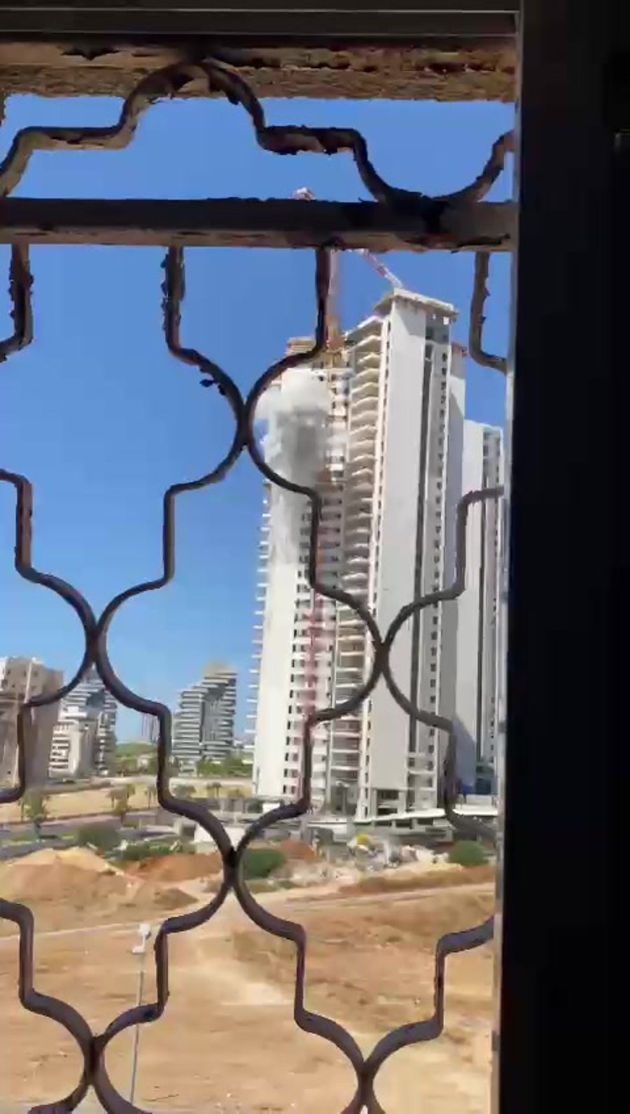 פגיעה אשדוד