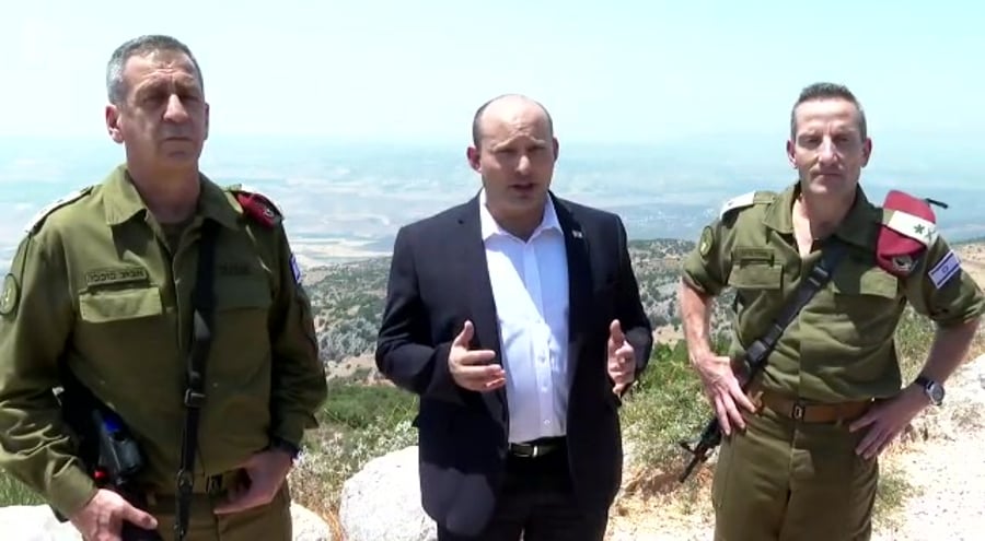 בנט סיור בגבול הצפון