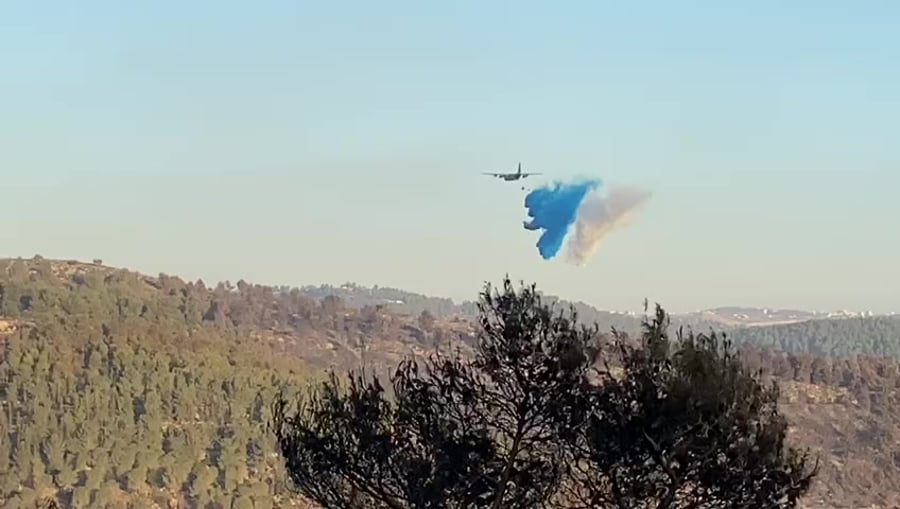 מטוס הרקולס שריפה (2)